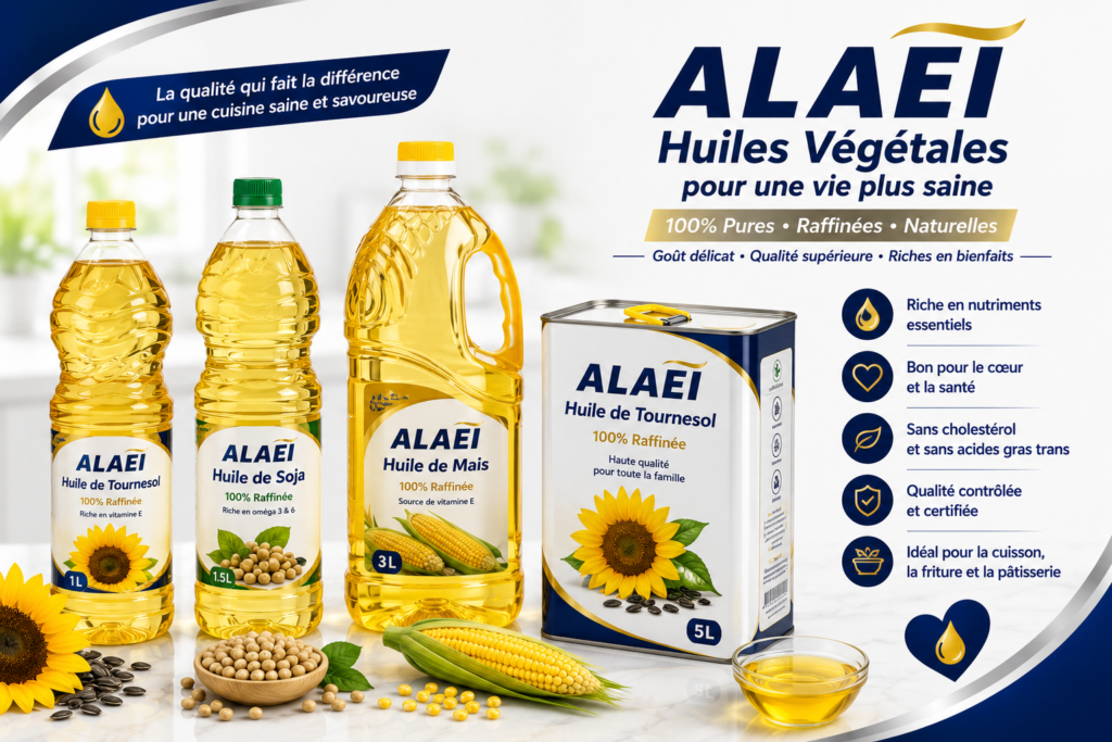 Huiles alimentaires de qualité supérieure : qualité, pureté et approvisionnement fiable pour le marché canadien.